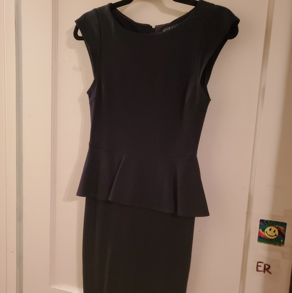 A+O Employed Peplum Dress